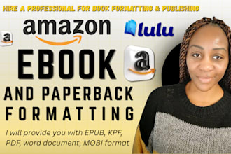 do book formatting for amazon KDP, paperback, hardcover kdp book publishing