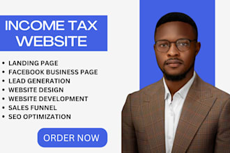 income tax website, income tax leads, finance website, tax website