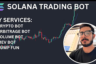 develop solana pump fun bot, dex arbitrage bot, solana liquidity bot, copy trade