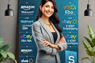 automate amazon, walmart, ebay, shopify fba, fbm dropship