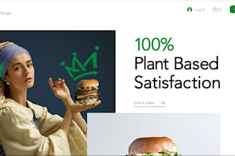 design or redesign food restaurant wix website with online ordering, menu design