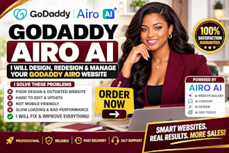 design godaddy website redesign godaddy airo ai website with godaddy airo