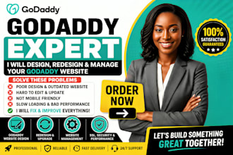 godaddy website design godaddy website redesign godaddy airo design duda