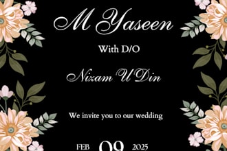 design stunning wedding cards cvs and resumes with creativity