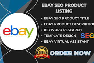 do ebay listing, ebay product listing, ebay lister ebay SEO listing