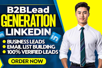 do b2b linkedin lead generation and list building using sales navigator