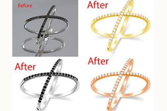 do icon design jewelry photos editing retouch like 3d quality watch animation