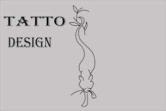 draw simple line art or tattoos in my own style