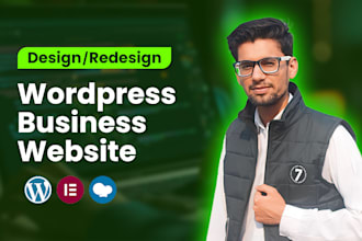 create responsive wordpress website design, redesign or clone web design
