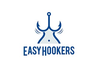 design creative unique fishing logo