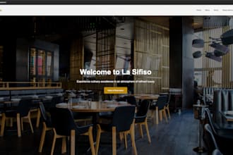 design a stunning static or dynamic website