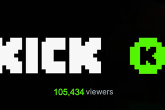 do organic kick promotion to get real viewers, followers and chatters, promotion