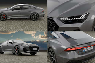 do 3d automotive, aerospace modeling and rendering