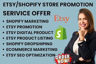 etsy promotion etsy digital product seo shopify marketing  etsy product listing