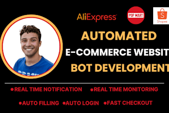 develop automated pokemon buying bot, auto checkout bot, auto purchasing bot