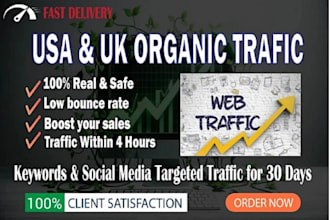 increase organic website on traffic website promotion