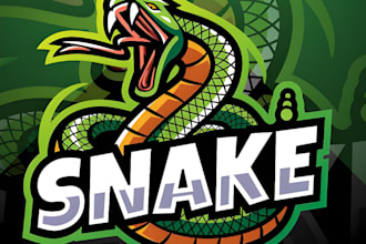 design professional snake logo