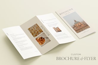 design your business brochure, flyer, booklet, or poster