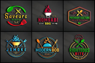 design restaurant, food, food truck, bakery, bbq, pizza, cafe, fast food  logo