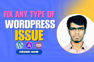 fix wordpress bugs, wordpress issues, woocommerce issues
