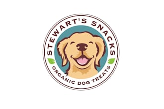 design unique organic dog treats logo