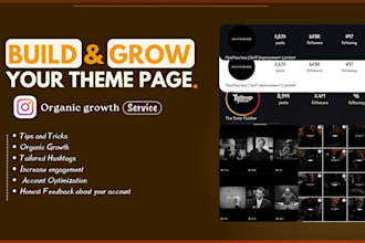 manage and create content on your instagram theme page, instagram promotion