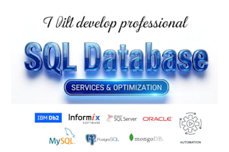 design and optimize professional sql databases