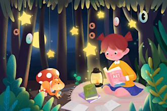 illustrate children story book illustration children story book