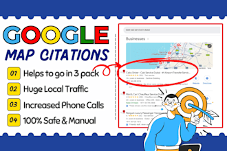 do 20,000 google maps citation for local SEO and gmb ranking