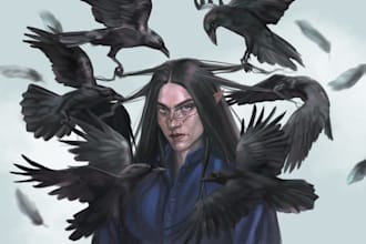 draw a fantasy illustration