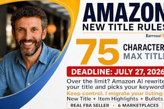 optimize your amazon listing for SEO, PPC and ai search as a real fba seller