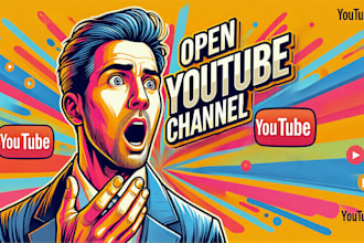 create and setup your youtube channel, logo, and banner