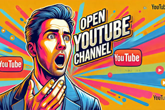 create and setup your youtube channel, logo, and banner