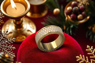 do stunning renders from your jewelry 3d models