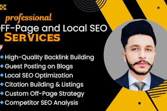 provide expert off page and local SEO to grow your business