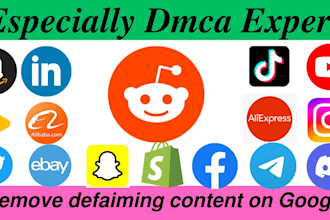 report takedown illegal leaked defaming content of reddit under dmca