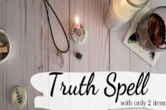 cast powerful truth revealing spell to cut through the fog of lies