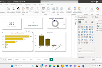 be your personal data analyst, visualization and report expert