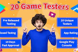 provide real 12 testers for google play console closed testing