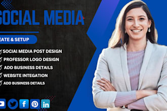 setup all social media accounts to grow your account