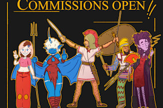 make you a stylized drawing of your character