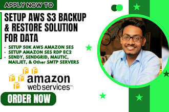 setup aws amazon s3 backup and restore solutions for data security