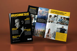 do eye catching designs for magazines, newsletters and flyer design