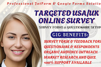 create targeted respondents for your online survey, form, or questionnaire