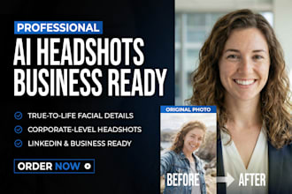 create realistic professional ai headshots