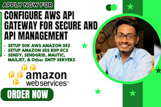 configure aws lambda  secure API gateway ec2 s3