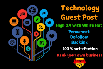 provide dofollow tech guest posts on high da blogs