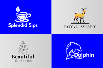 create elegant signature, vintage, emblem or wordmark logo design