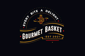design delicatessen european food shop logo