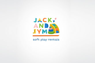 design soft play rental service logo